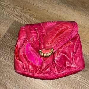 Vintage sharif hot pink purse